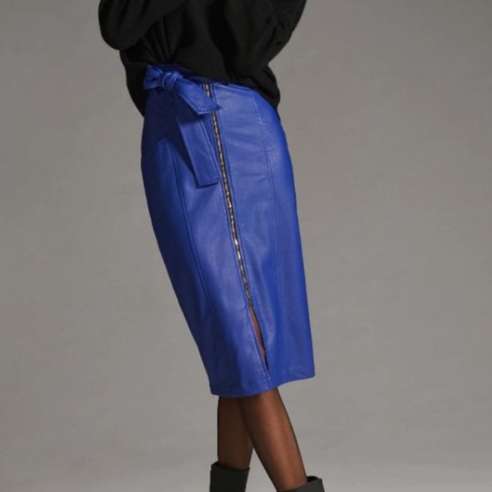 Eva Franco | Anthropologie Faux Leather Skirt